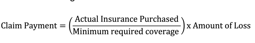 co insurance claim formula